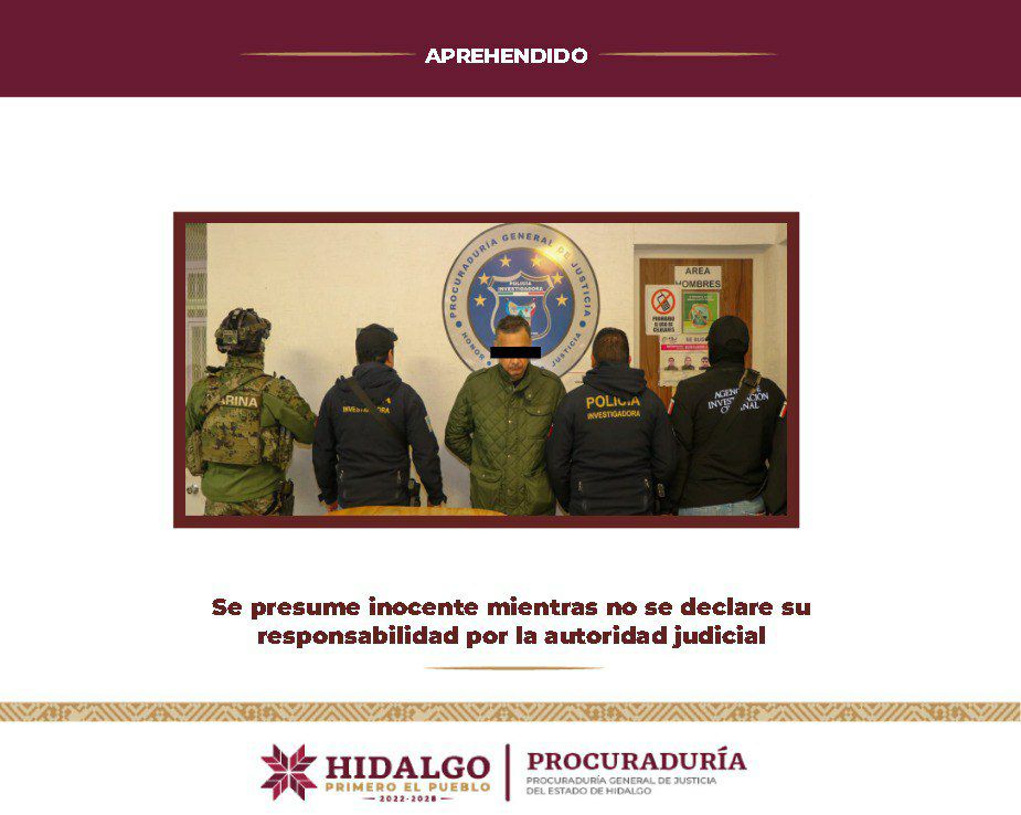 Aprehende PGJEH a exdirector de Radio y Televisión de Hidalgo, investigado por peculado