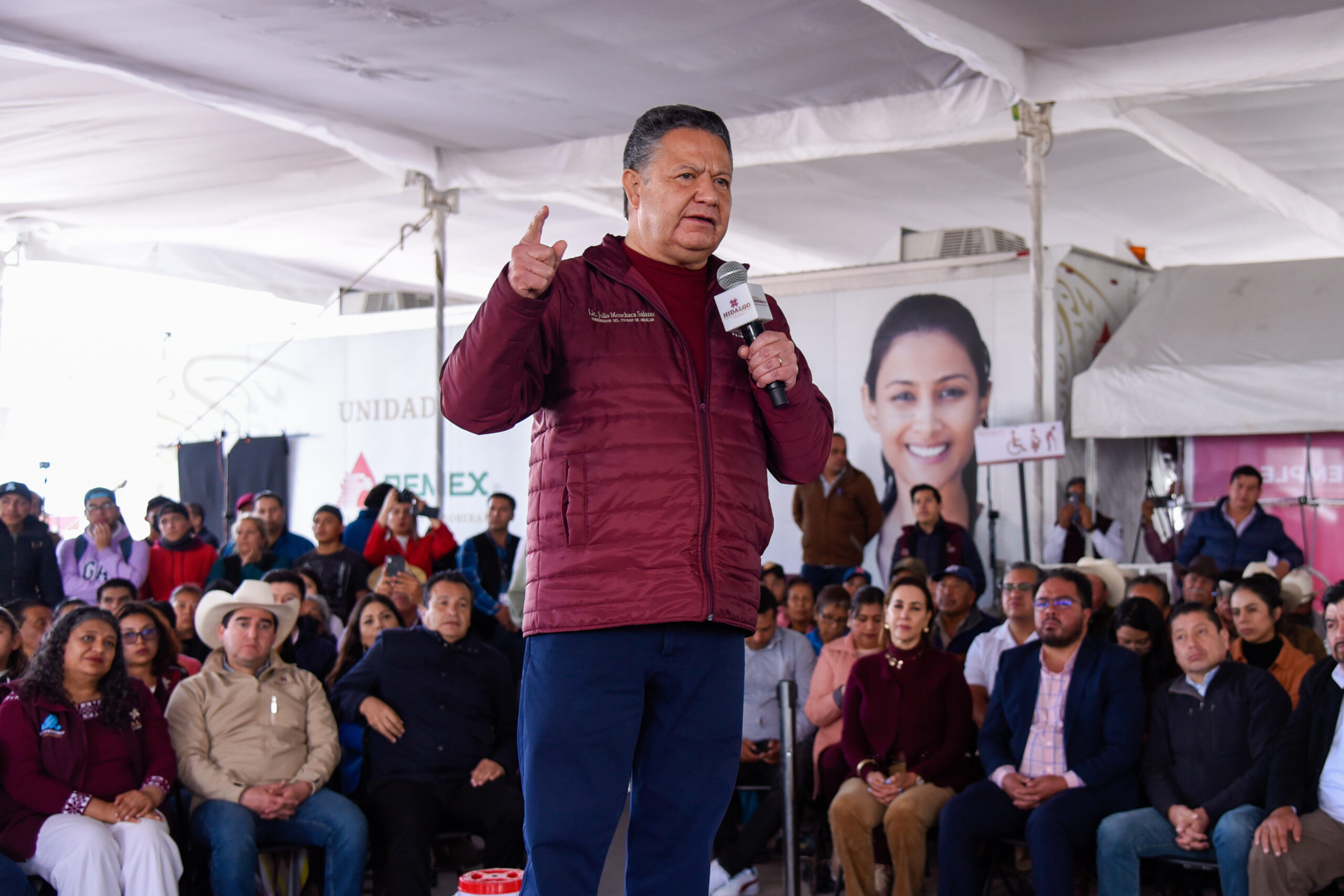 Julio Menchaca Salazar en Apan, Hidalgo